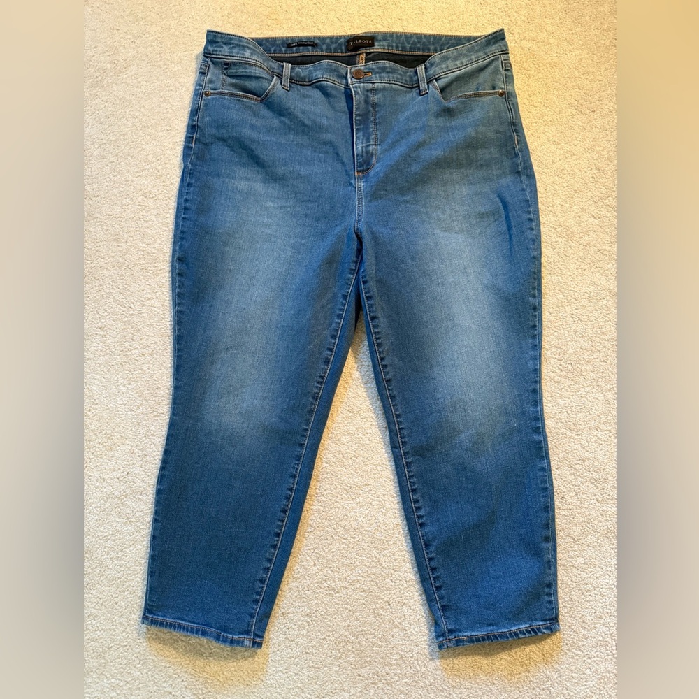 Talbots Women's Cropped Blue Jeans